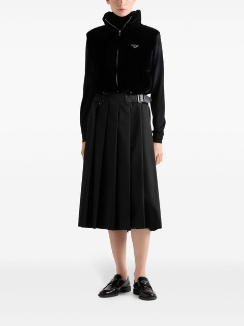 Prada Velvet down vest - Black - zdjęcie produktu nr 2