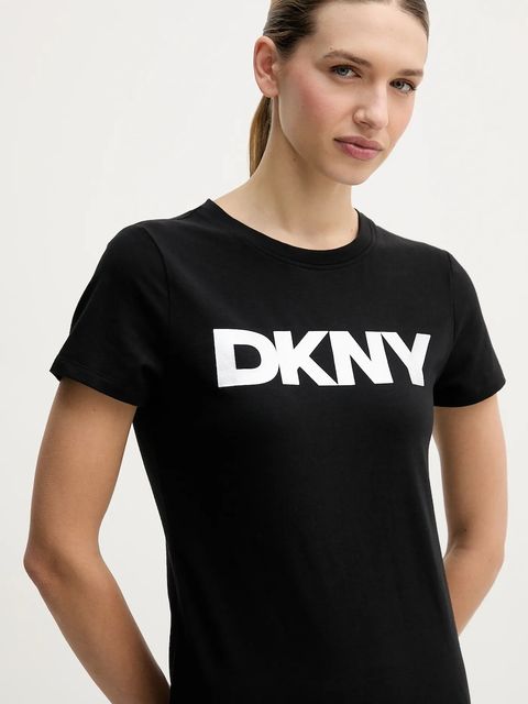 Dkny t-shirt damski kolor czarny DP5T9923