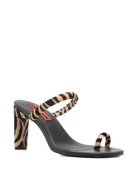 Simon Miller zebra-pattern sandals - Black - zdjęcie produktu nr 2