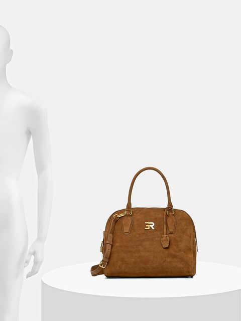 ERMANNO Firenze torebka skórzana kolor brązowy 12402062