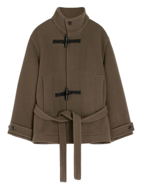 LEMAIRE toggle-fastening belted duffle coat - Brown - zdjęcie produktu nr 1