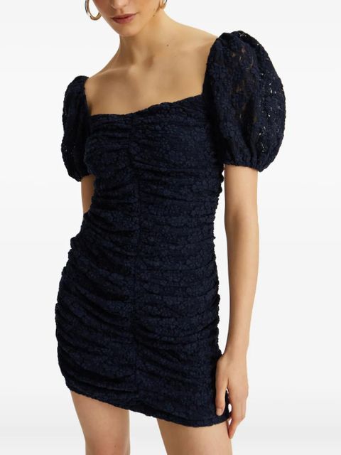 ROTATE BIRGER CHRISTENSEN puff-sleeve mini dress - Blue - zdjęcie produktu nr 2