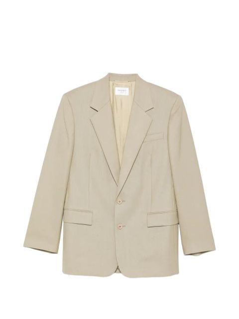 Saint Laurent flap-pocket blazer - Green - zdjęcie produktu nr 1