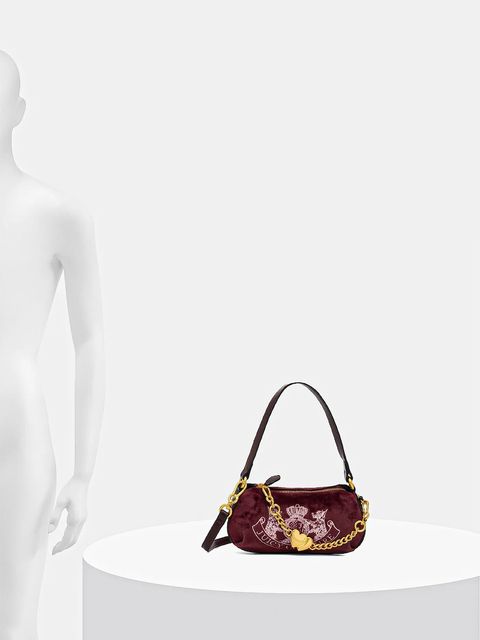 Juicy Couture torebka Twig Narrative kolor bordowy BIJTG8989WZC