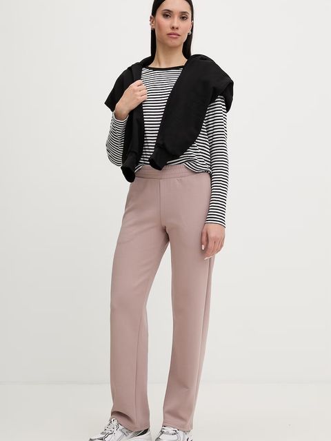 Puma spodnie dresowe damskie bawełniane Essential Elevated - zdjęcie produktu nr 1