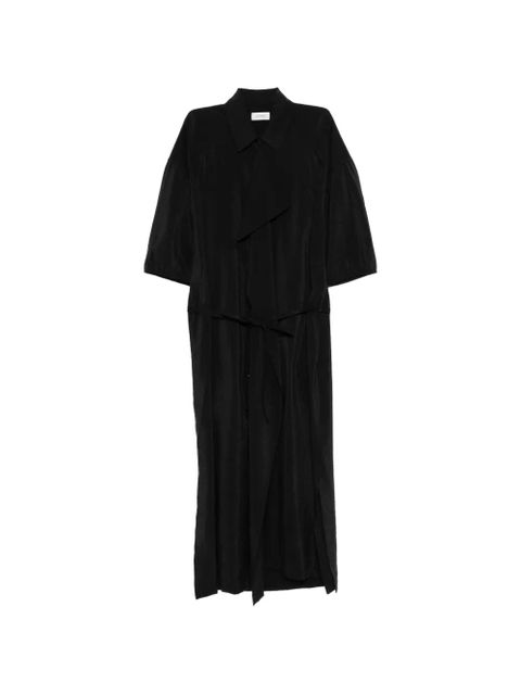 LEMAIRE asymmetric shirt dress - Black - zdjęcie produktu nr 1