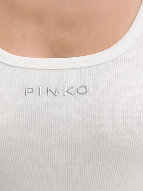 PINKO ribbed T-shirt - White