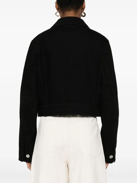 LEMAIRE cropped jacket - Black