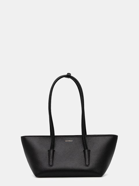 Coccinelle torebka skórzana DOUBLE BEAT kolor czarny E1 T8A 11 03 01