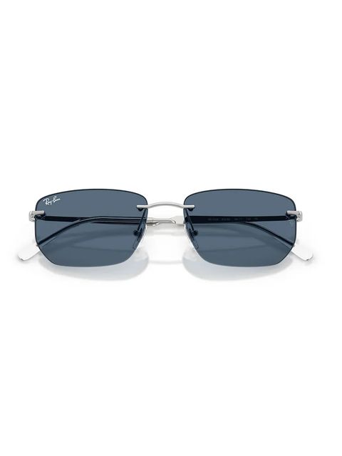 Ray-Ban okulary przeciwsłoneczne kolor srebrny 0RB3768