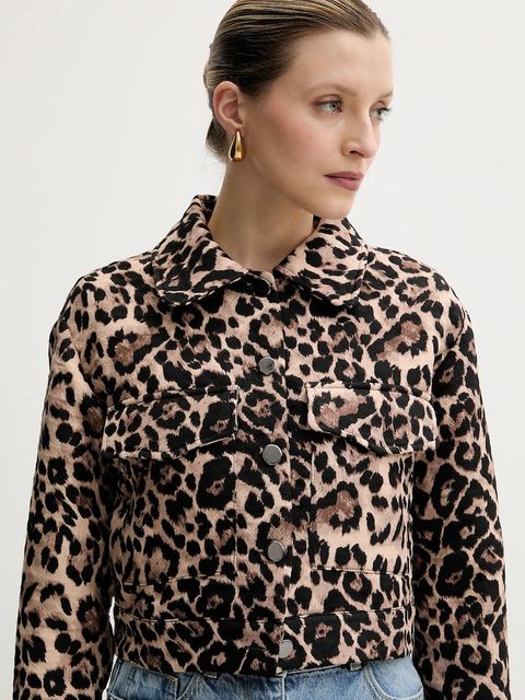 Morgan kurtka VSPRING kolor beżowy przejściowa VSPRING