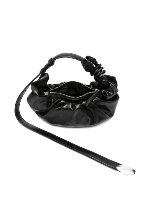 Diesel Grab-D ruched tote bag - Black