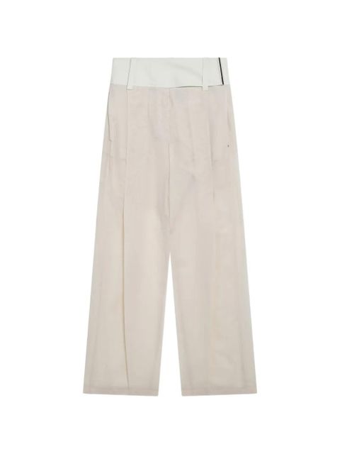 Sportmax wide-leg trousers - Neutrals - zdjęcie produktu nr 1