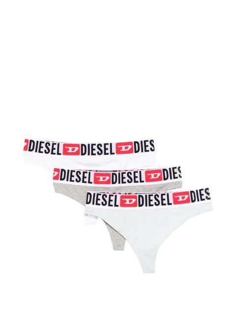 Diesel Ufst-Stars logo-band briefs (set of three) - Grey - zdjęcie produktu nr 1