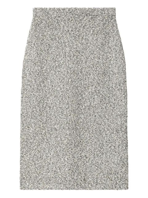 Tory Burch tweed midi skirt - Black - zdjęcie produktu nr 1