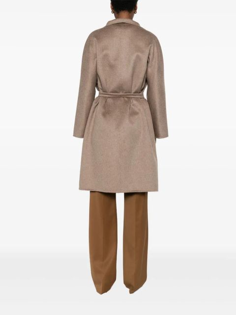 Max Mara hooded belted coat - Brown