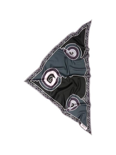 PUCCI astro-print triangle scarf - Black - zdjęcie produktu nr 1