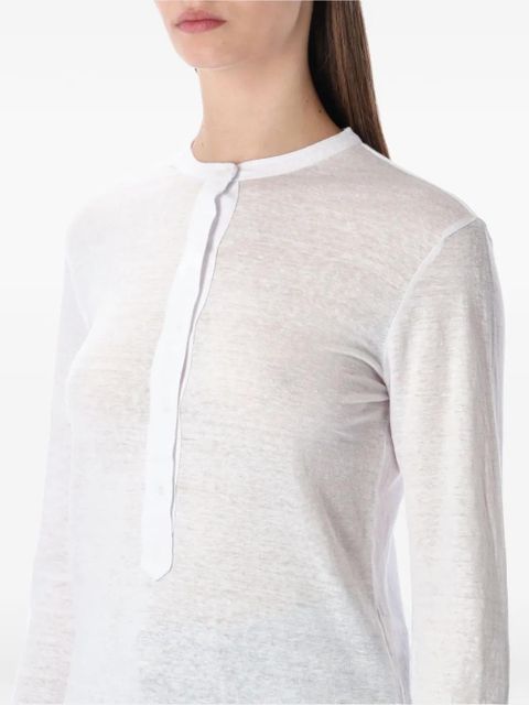 MARANT ÉTOILE Lucy long-sleeve T-shirt - White - zdjęcie produktu nr 2