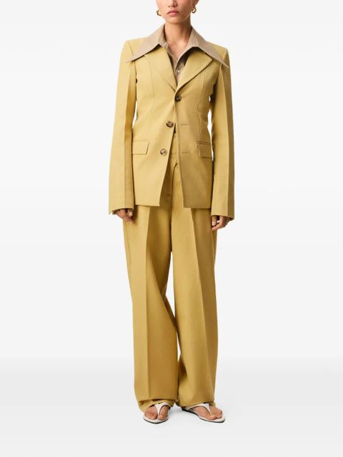 AMI Paris single-breasted blazer - Yellow - zdjęcie produktu nr 2