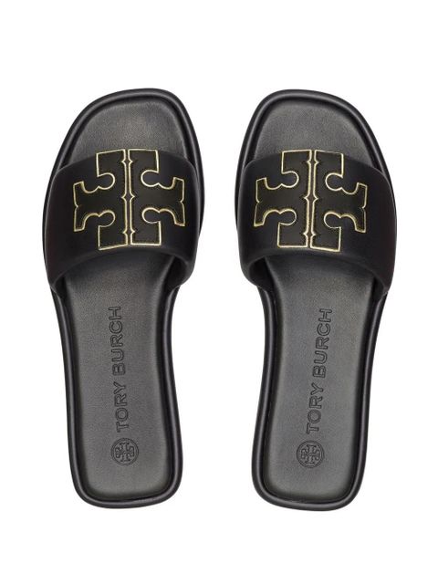 Tory Burch Double T Sport slides - Black - zdjęcie produktu nr 2