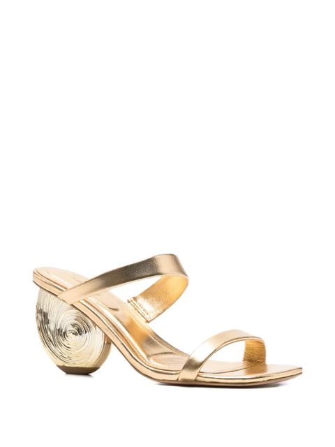 Simkhai textured heel sandals - Gold - zdjęcie produktu nr 2