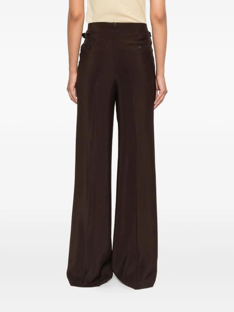 TOM FORD pleated side-adjusters trousers - Brown