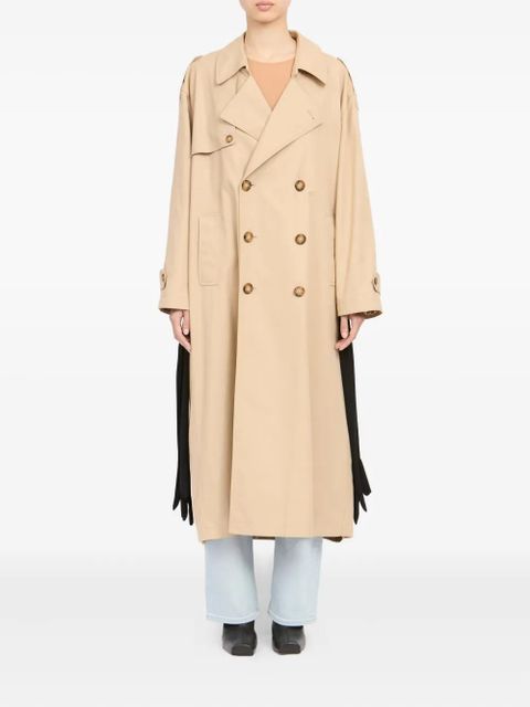MM6 Maison Margiela double-breasted trench coat - Neutrals - zdjęcie produktu nr 2
