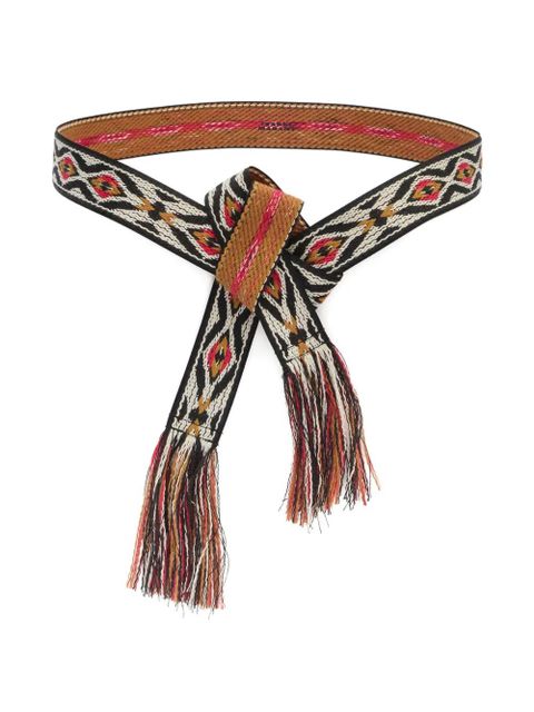 ISABEL MARANT Etki tassel-detail belt - Black - zdjęcie produktu nr 1