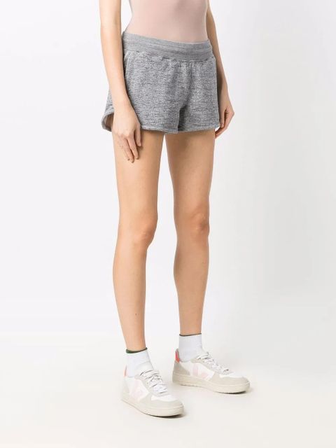 Golden Goose embroidered-logo shorts - Grey