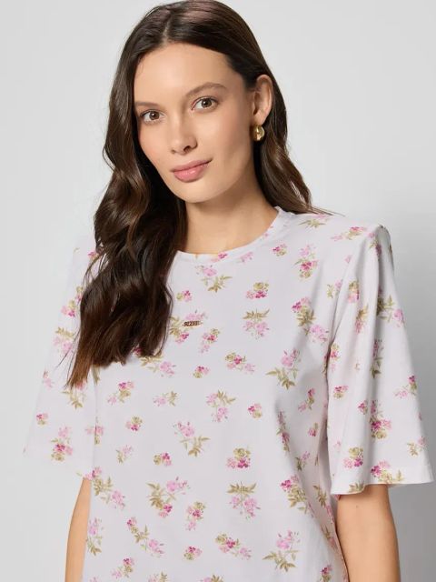 Bizuu t-shirt bawełniany MELISA KAROMI damski kolor beżowy MELISA_KAROMI_KREMOWY_SS25