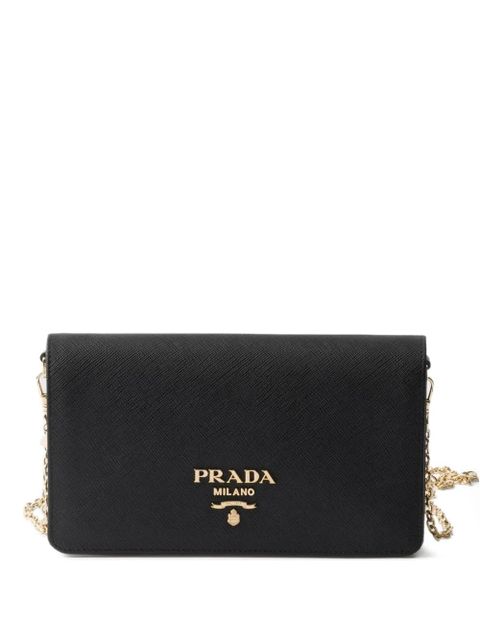 Prada mini saffiano clutch bag - Black - zdjęcie produktu nr 1