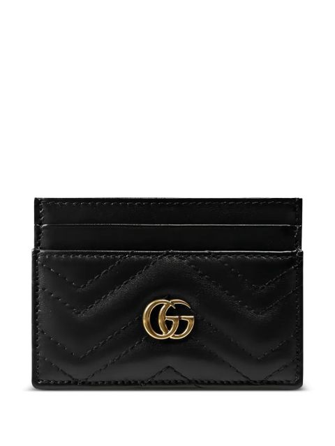Gucci GG Marmont quilted wallet - Black - zdjęcie produktu nr 1