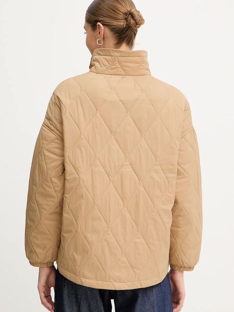 United Colors of Benetton kurtka kolor zielony przejściowa oversize 2YRYDN080