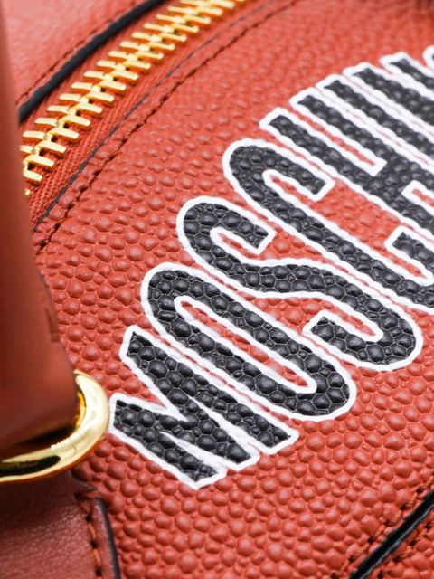 Moschino football top handle shoulder bag - Brown - zdjęcie produktu nr 2