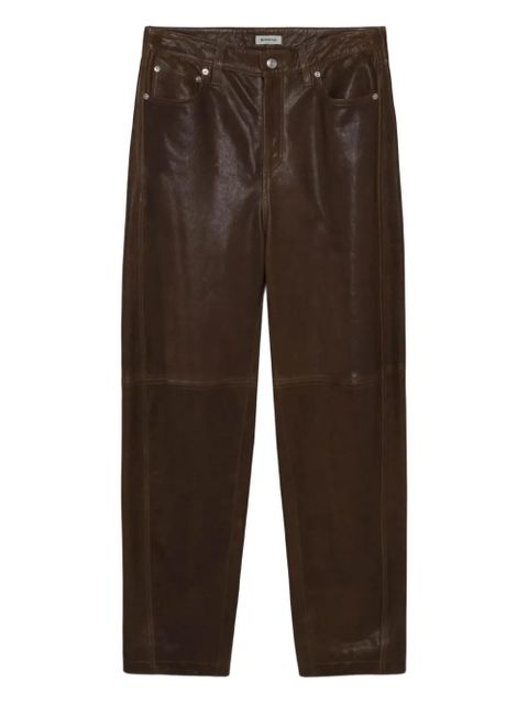 Simkhai Waldon leather panel trousers - Brown - zdjęcie produktu nr 1