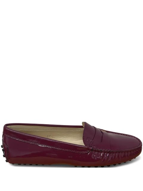 Tod's penny-detail Gommini loafers - Purple - zdjęcie produktu nr 1