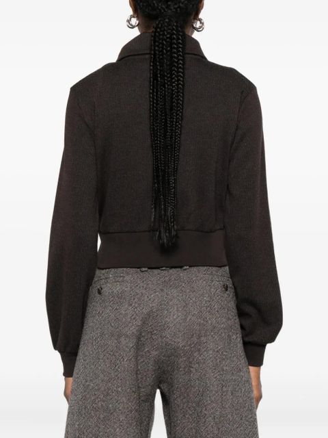 OUR LEGACY zip-up cardigan - Brown - zdjęcie produktu nr 2