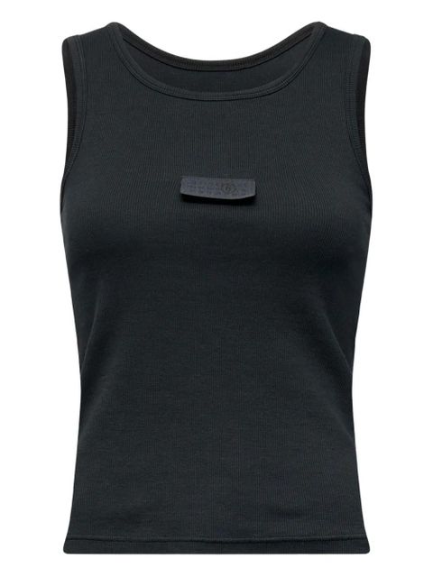 MM6 Maison Margiela plaque tank top - Black - zdjęcie produktu nr 1