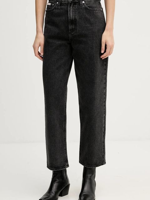 Calvin Klein Jeans jeansy damskie high waist LV047E627G - zdjęcie produktu nr 1