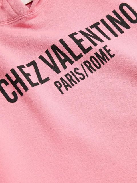 Valentino Garavani Chez-print hoodie - Pink