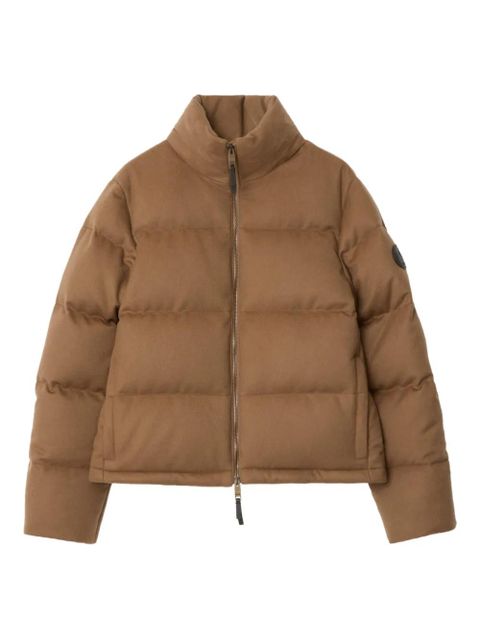 Burberry funnel-neck puffer jacket - Brown - zdjęcie produktu nr 1