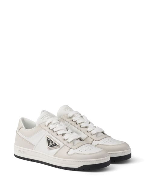 Prada Downtown leather sneakers - White