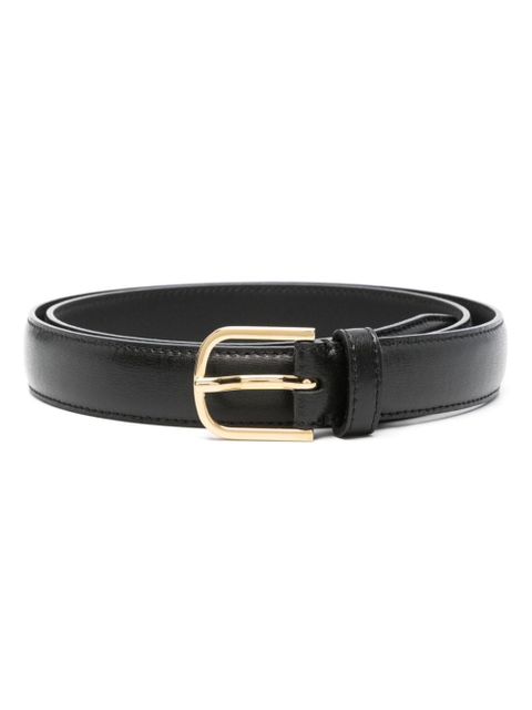 TOTEME Smooth Leather Belt - Black - zdjęcie produktu nr 1