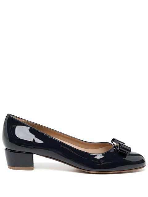Ferragamo Vara 1 patent pumps - Blue - zdjęcie produktu nr 1