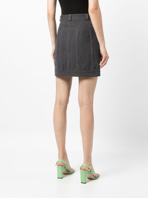 Acler Rosanna button-up skirt - Blue - zdjęcie produktu nr 2