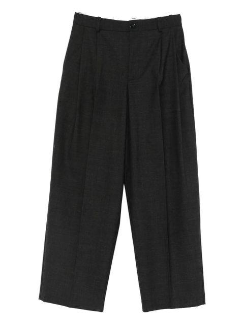 SOLOTRE pleated trousers - Black - zdjęcie produktu nr 1