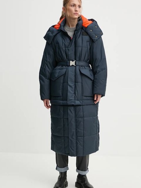 G-Star kurtka damska kolor granatowy zimowa oversize D25232-B958 - zdjęcie produktu nr 1