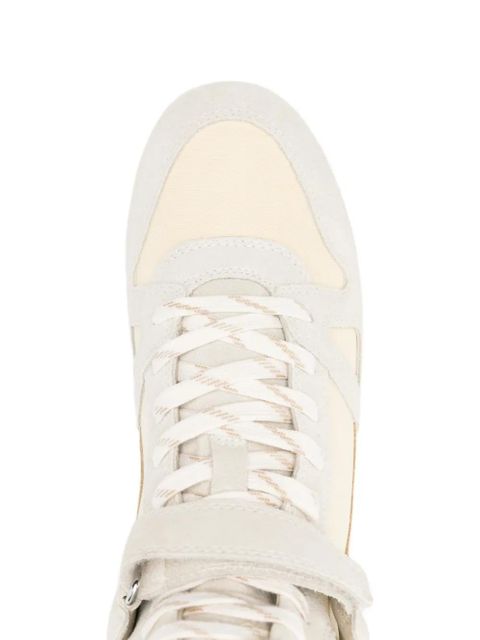 ISABEL MARANT Senny High suede sneakers - Grey