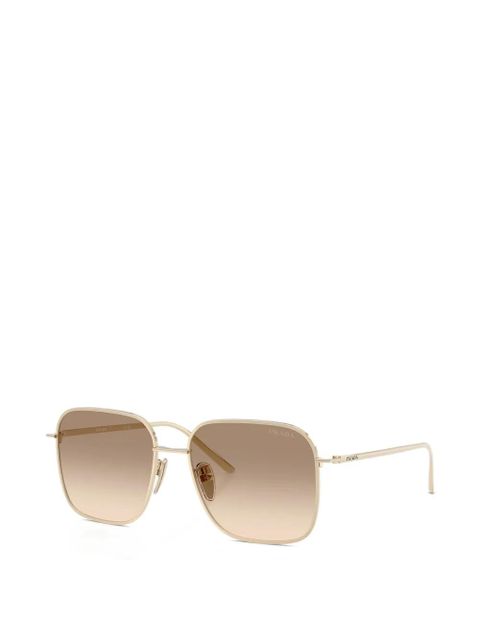 Prada Eyewear square-frame sunglasses - Gold - zdjęcie produktu nr 2