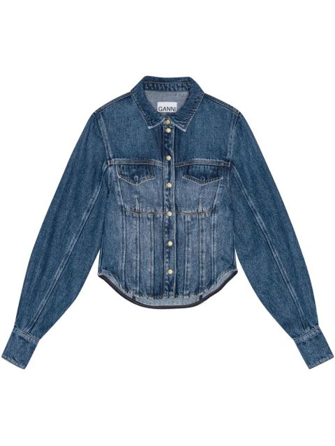 GANNI denim shirt - Blue - zdjęcie produktu nr 1